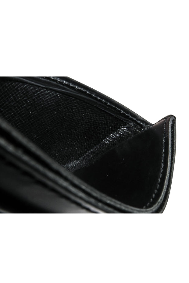 Current Boutique-Louis Vuitton - Black Epi Leather Card Holder Wallet