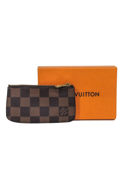 Current Boutique-Louis Vuitton - Brown Damier Ebene Coin Purse