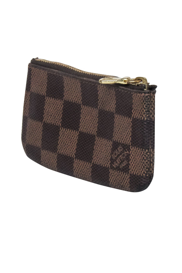Current Boutique-Louis Vuitton - Brown Damier Ebene Coin Purse