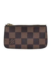 Current Boutique-Louis Vuitton - Brown Damier Ebene Coin Purse