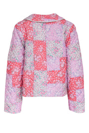 Current Boutique-LoveShackFancy - Pink Patchwork Floral Jacket Sz S