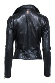 Current Boutique-Mackage x Aritzia - Black Leather Moto Jacket Sz XS