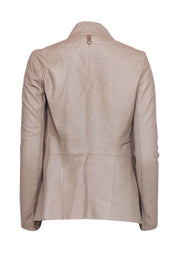 Current Boutique-Mackage - Tan Leather Open Front Leather Jacket Sz XS