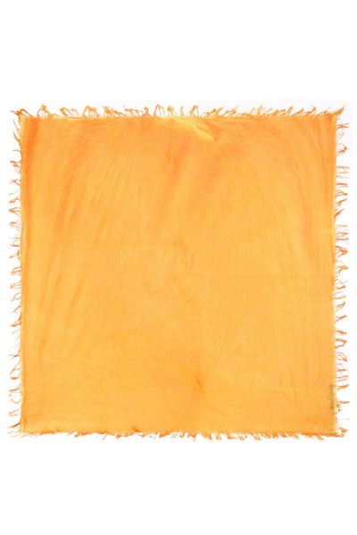 Current Boutique-Maison de Famille - Light Orange Fringe Hem Scarf