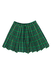 Current Boutique-Maje - Green Plaid Pleated "Ivert" Skort Sz 4