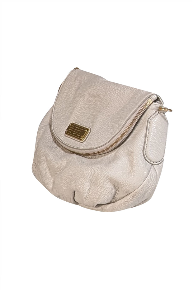 Marc by Marc Jacobs - Dark Cream Pebbled Leather Crossbody Bag - Current Boutique