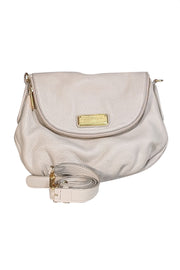 Marc by Marc Jacobs - Dark Cream Pebbled Leather Crossbody Bag - Current Boutique