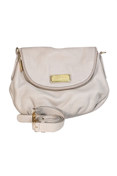 Marc by Marc Jacobs - Dark Cream Pebbled Leather Crossbody Bag - Current Boutique