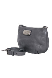Current Boutique-Marc by Marc Jacobs - Grey Leather Mini Crossbody Bag