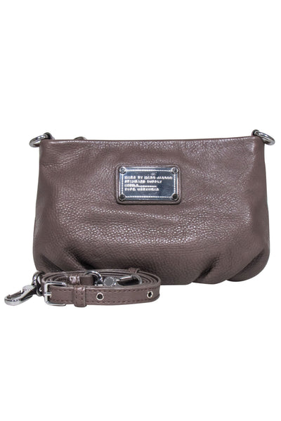 Current Boutique-Marc by Marc Jacobs - Taupe Pebbled Leather Mini Crosssbody Bag