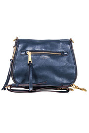 Current Boutique-Marc Jacobs - Navy Pebbled Leather Crossbody Bag