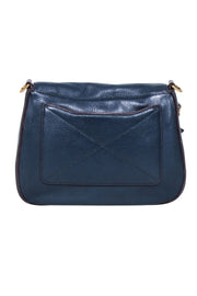 Current Boutique-Marc Jacobs - Navy Pebbled Leather Crossbody Bag