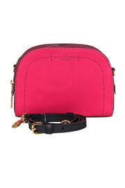 Current Boutique-Marc Jacobs - Hot Pink Saffiano Leather Crossbody Bag