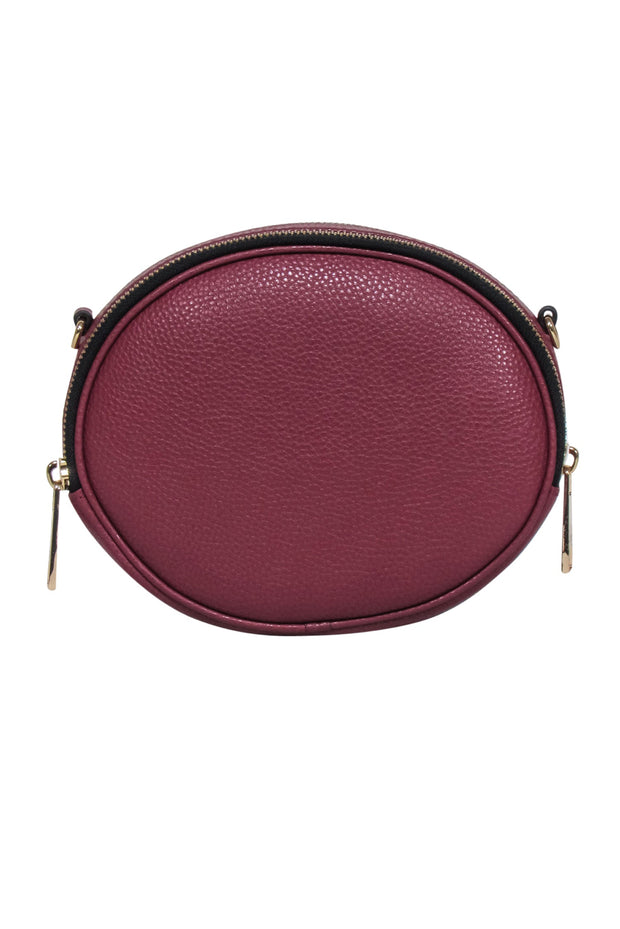 Current Boutique-Marc Jacobs - Red Pebbled Leather Round Crossbody Bag