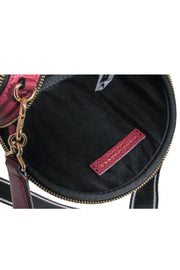 Current Boutique-Marc Jacobs - Red Pebbled Leather Round Crossbody Bag