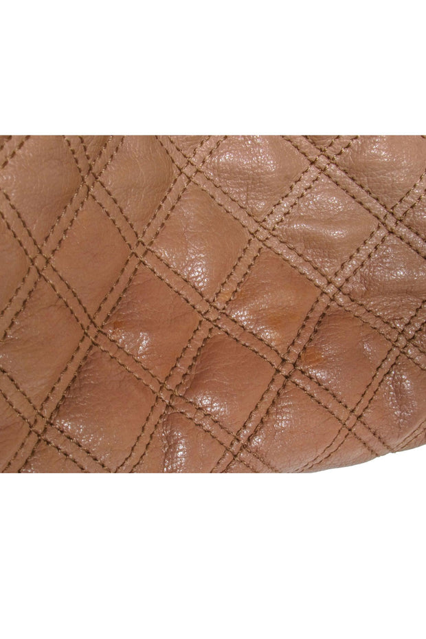 Current Boutique-Marc Jacobs - Beige Quilted Leather "Stam" Handbag