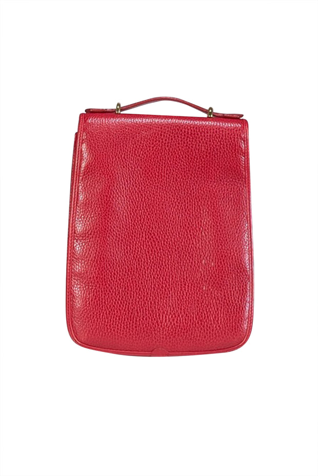 Current Boutique-Mark Cross - Red Pebbled Leather Crossbody Bag