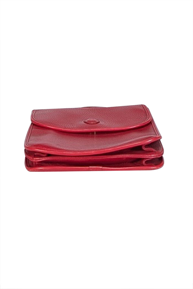 Current Boutique-Mark Cross - Red Pebbled Leather Crossbody Bag
