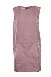 Current Boutique-Marni - Mauve Nylon Sleeveless Shift Dress Sz 2
