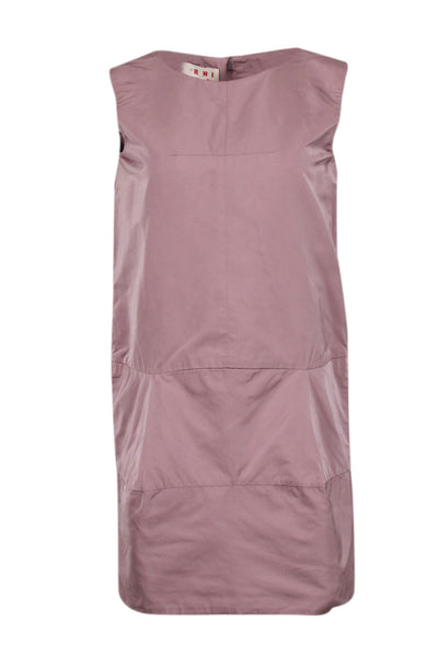 Current Boutique-Marni - Mauve Nylon Sleeveless Shift Dress Sz 2