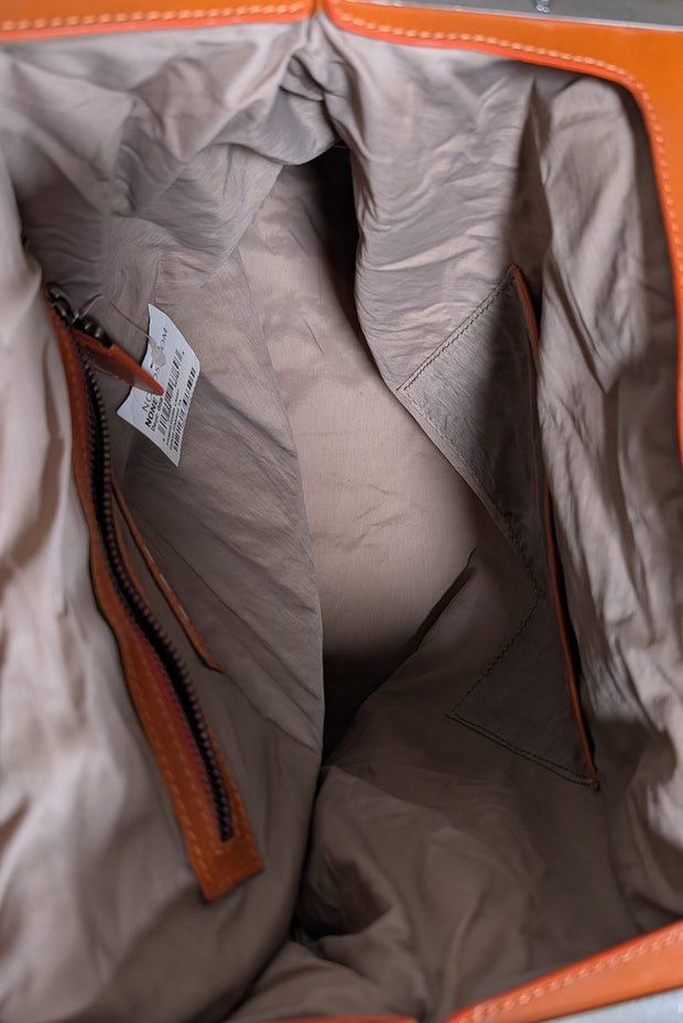 Current Boutique-Marni - Orange Soft Leather Large Shoulder Bag