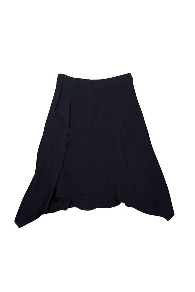 Marni - Black Pleated Waist Detail Skirt Sz 6 - Current Boutique