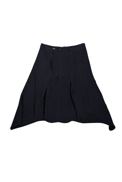 Marni - Black Pleated Waist Detail Skirt Sz 6 - Current Boutique