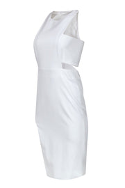 Current Boutique-Mason - White Sleeveless Dress w/ Side Cut Out Details Sz 2