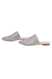 Current Boutique-Matisse - Silver Rhinestone Pointed Toe Mules Sz 7.5