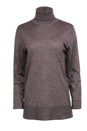Current Boutique-Max Mara - Brown Wool Turtleneck Sweater Sz M