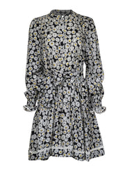 Current Boutique-Me & Em - Black & White Daisy Floral Print Dress Sz 8