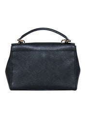 Current Boutique-Michael Kors - Black Front Flap Top Handle Crossbody Bag