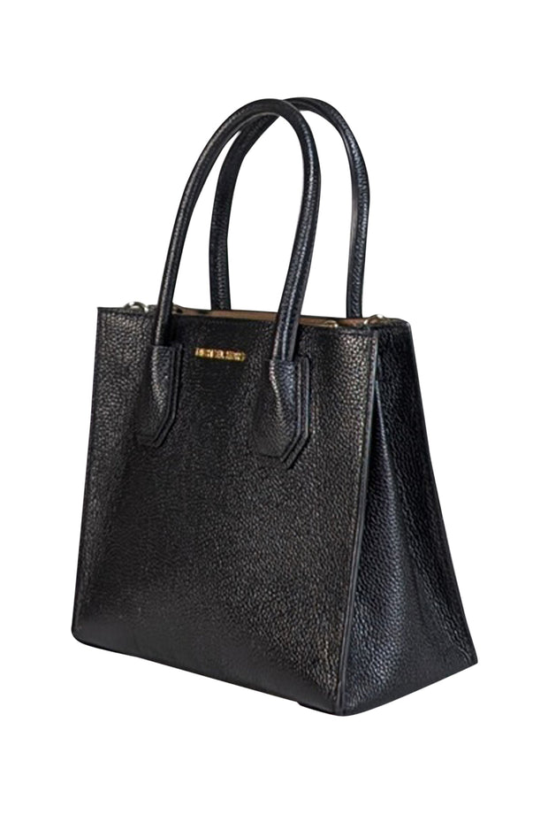 Current Boutique-Michael Kors - Black Pebbled Leather Crossbody Bag