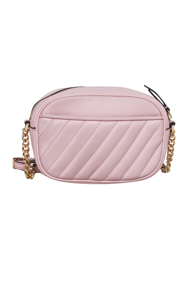 Current Boutique-Michael Kors - "Rose" Pink Small Quilted Crossbody Bag