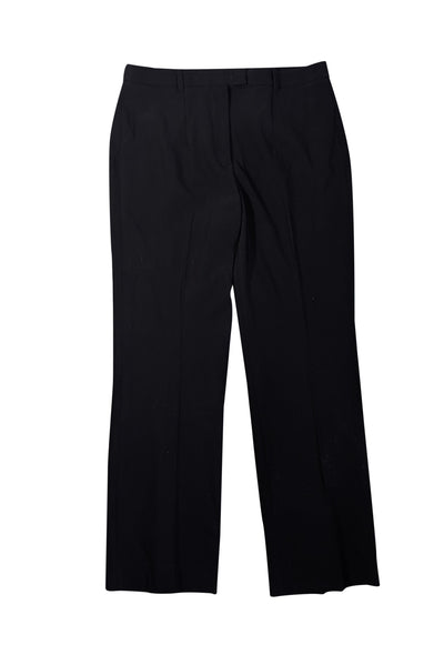 Michael Kors Collection - Black Tailored Dress Pants Sz 12 - Current Boutique