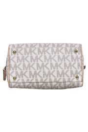 Current Boutique-Michael Kors - White Monogram Coated Canvas Handbag