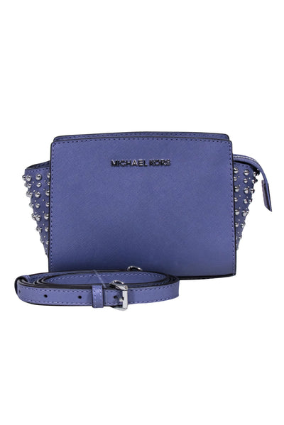 Current Boutique-Michael Kors - Lavender Saffiano Leather Structured Mini Bag