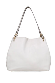 Current Boutique-Michael Kors - Ivory Pebbled Leather Shoulder Bag