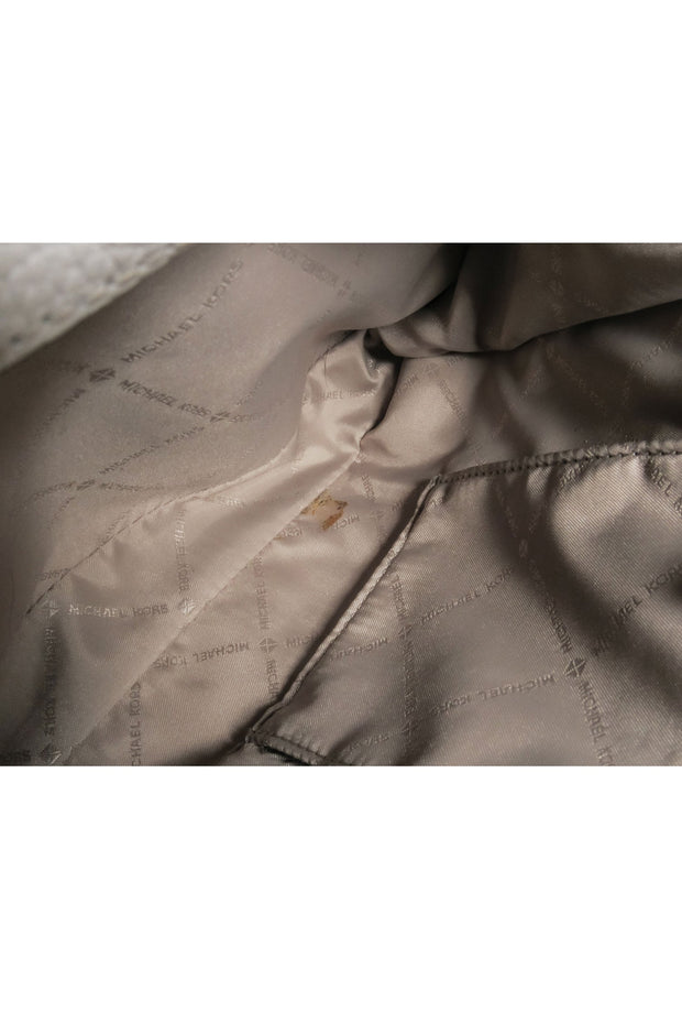 Current Boutique-Michael Kors - Ivory Pebbled Leather Shoulder Bag
