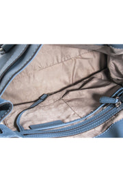 Current Boutique-Michael Kors -Light Blue Leather Tote Bag