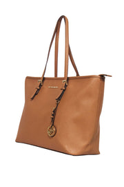 Current Boutique-Michael Kors - Tan Saffiano Leather Large Tote Bag