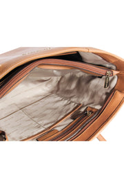 Current Boutique-Michael Kors - Tan Saffiano Leather Large Tote Bag