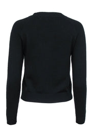 Current Boutique-Milly - Black Wool Sweater w/ Cutout Sz P