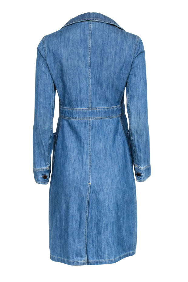 Current Boutique-Miu Miu - Denim Long Sleeve Jacket Sz 6