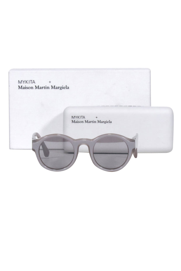 Current Boutique-Mykita - Grey Round "Maison Martin Margiela" Collab Sunglasses