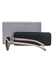 Current Boutique-Mykita - Greyish Green Rounded "Mercury" Aviator Sunglasses
