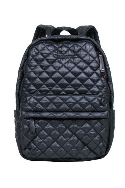 Current Boutique-MZ Wallace - Black Quilted Backpack