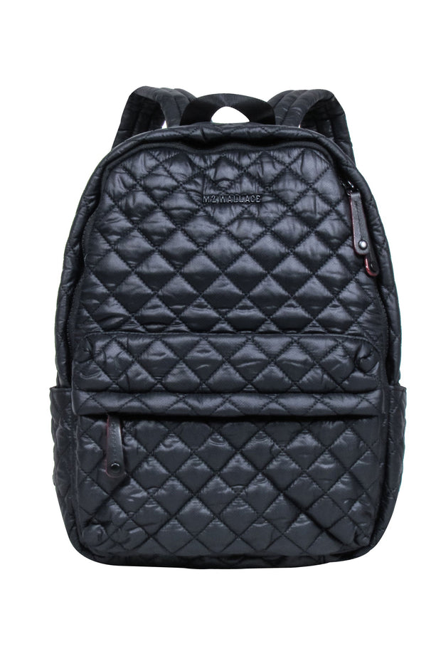 Current Boutique-MZ Wallace - Black Quilted Backpack