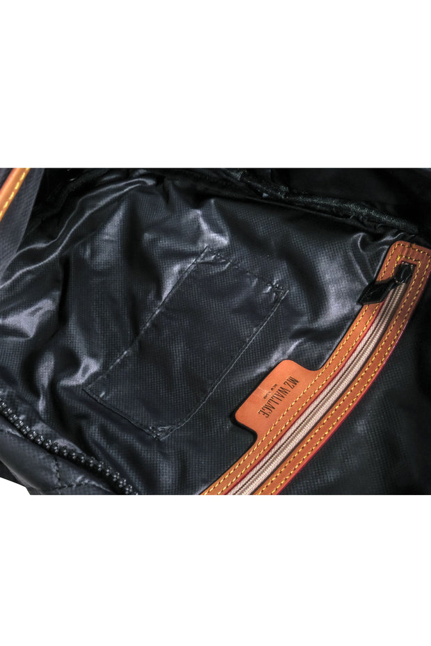 Current Boutique-MZ Wallace - Black Quilted Backpack