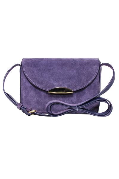 Current Boutique-Neely & Chloe - Lavender Suede Crossbody Bag